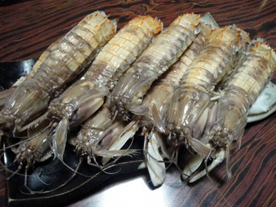 シャコ 蝦蛄 の剥き方 小樽で家庭料理