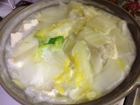 白菜と豆腐のトロトロ鍋1