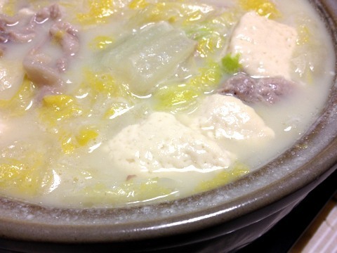 白菜と豆腐のトロトロ鍋4