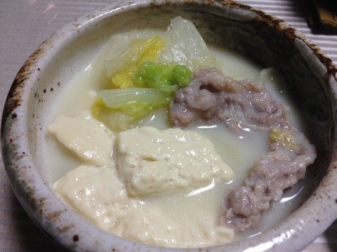 白菜と豆腐のトロトロ鍋5