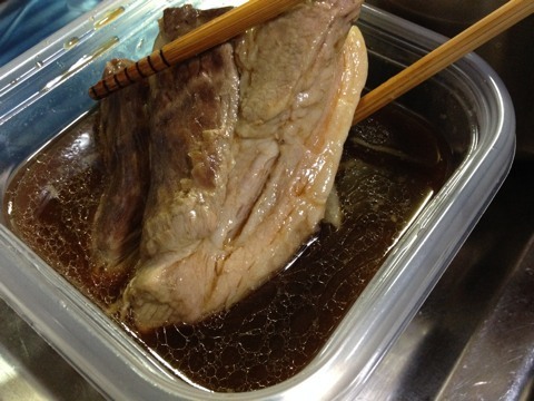 残ったピクルス液の再利用→酢鶏→煮豚1