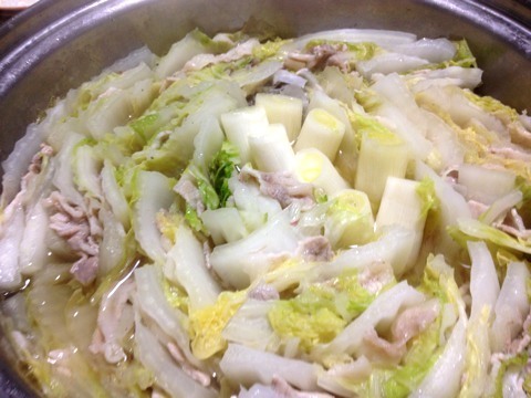 白菜と豚バラの重ね鍋3