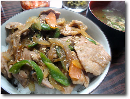 生姜焼き丼