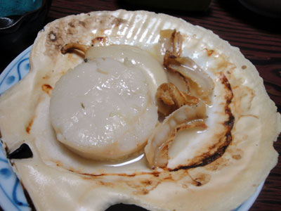 殻付きホタテ焼き3